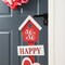 Set of 2 35.75"H Valentine's Wooden Heart & Love House Porch Decor